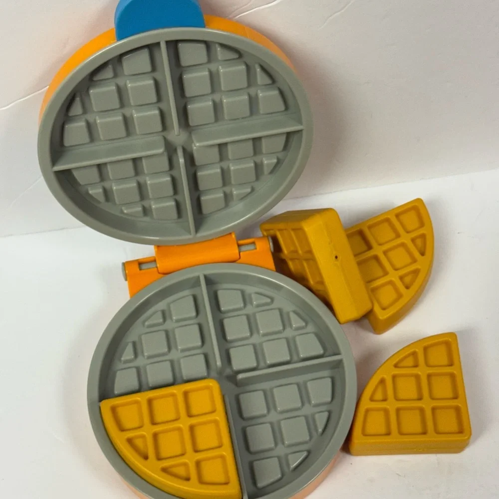 Colorful Breakfast Toy Set with Waffle Maker and Coffee Pot - Picture 10 of 11